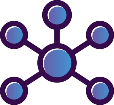 Mind Map Vector Icon Design