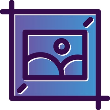 Crop Vector Icon Design