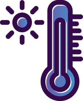 Thermometer Vector Icon Design