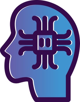 Machine Perception Vector Icon Design