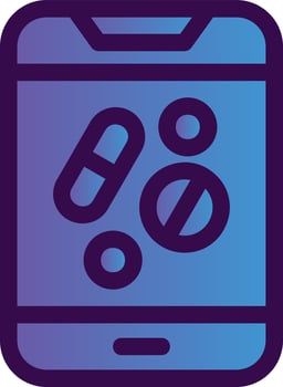 Online Pharmacy Vector Icon Design