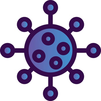 Virus Vector Icon Design