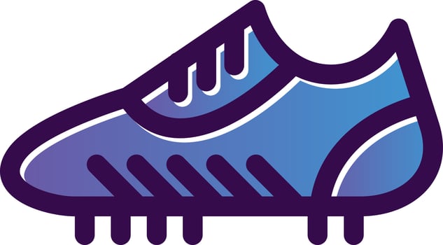 Football Boots Vector Icon Design