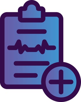 Medical History Vector Icon Design
