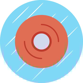 Compact Disc Vector Icon Design