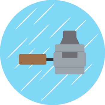Coffee Tamper Vector Icon Design