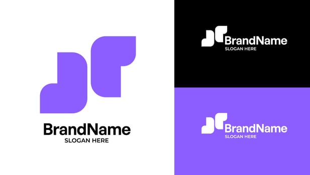 abstract modern minimalist logo design template for any purpose vector