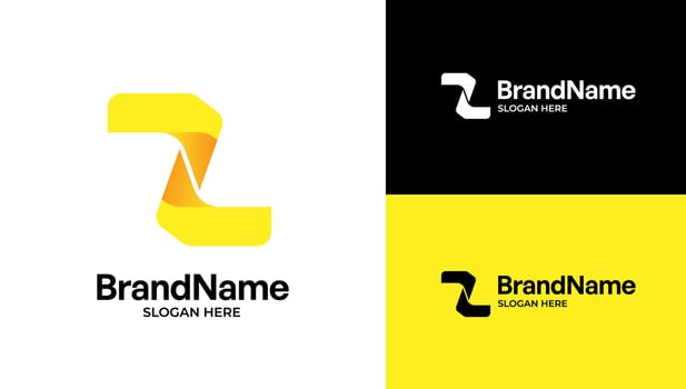 abstract modern minimalist logo design template for any purpose vector