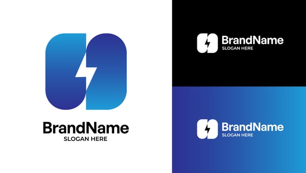 abstract modern minimalist logo design template for any purpose vector