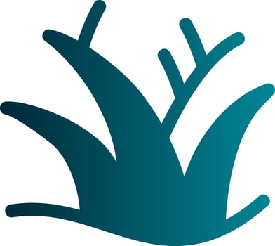 Desert Grass Vector Icon Design
