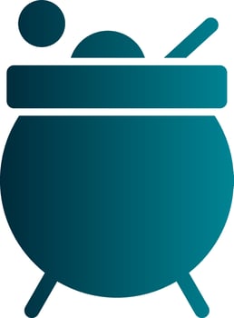 Cauldron Vector Icon Design