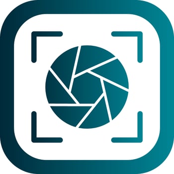 Camera Frame Vector Icon Design