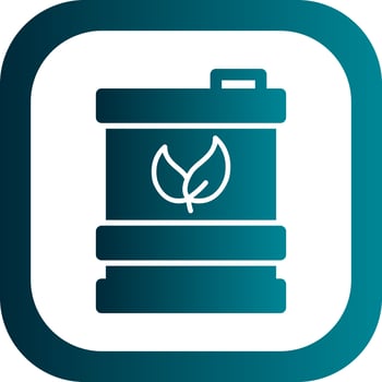 Biofuel Barrell Vector Icon Design