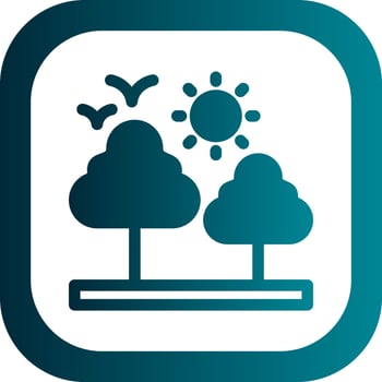Forest Vector Icon Design