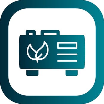 Biogas Vector Icon Design