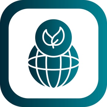 Eco Earth Vector Icon Design