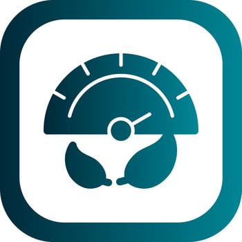 Eco Gauge Vector Icon Design