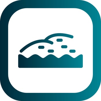 Shore Landscape Vector Icon Design