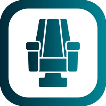 Gaming Chair Vector Icon Design