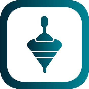 Spinning Top Vector Icon Design