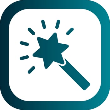 Magic Stick Vector Icon Design