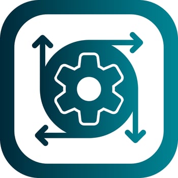 Data Transformation Vector Icon Design
