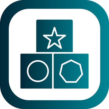 Blocks Vector Icon Design
