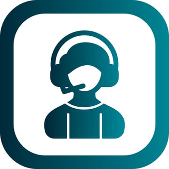 Commentator Vector Icon Design