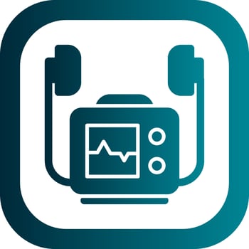Defibrillator Vector Icon Design