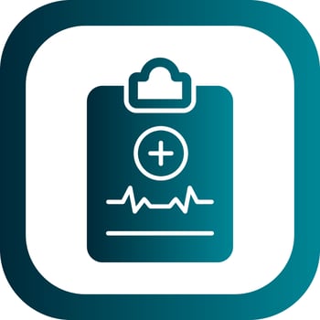 Medical Report Vector Icon Design
