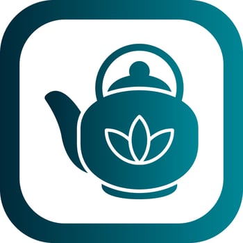 Teapot Vector Icon Design