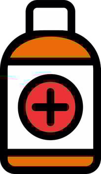 Ointment Bottle Vector Icon Design
