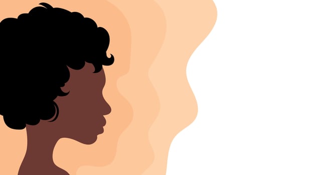 Vector female silhouette