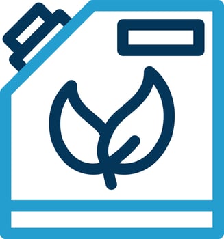 Biofuel Can Vector Icon Design