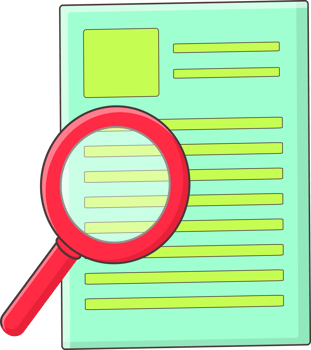 folder with magnifying png