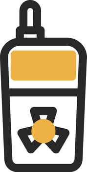 Radiation Detector Vector Icon Design