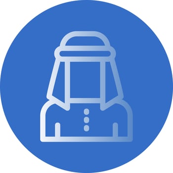 Male Bedouin Vector Icon Design