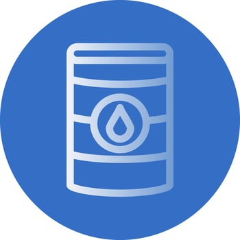 Oil Barrell Vector Icon Design