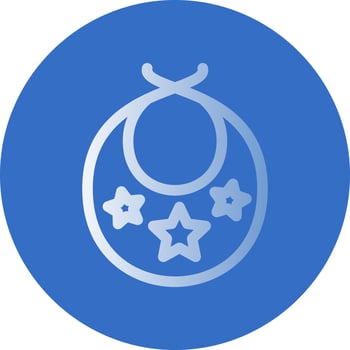 Bib Vector Icon Design