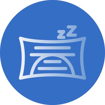 Baby Pillow Vector Icon Design