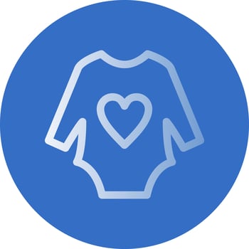 Baby Clothes Vector Icon Design