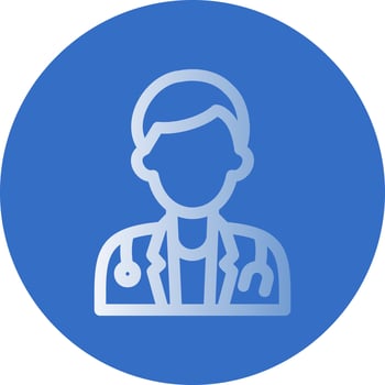 Male Doctor Vector Icon Design