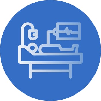 Medical Supervision Vector Icon Design