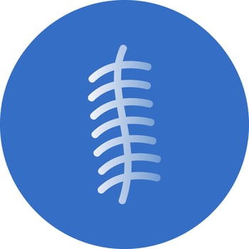 Suture Vector Icon Design