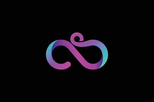 clothing hanger fashion 3D logo concept vector