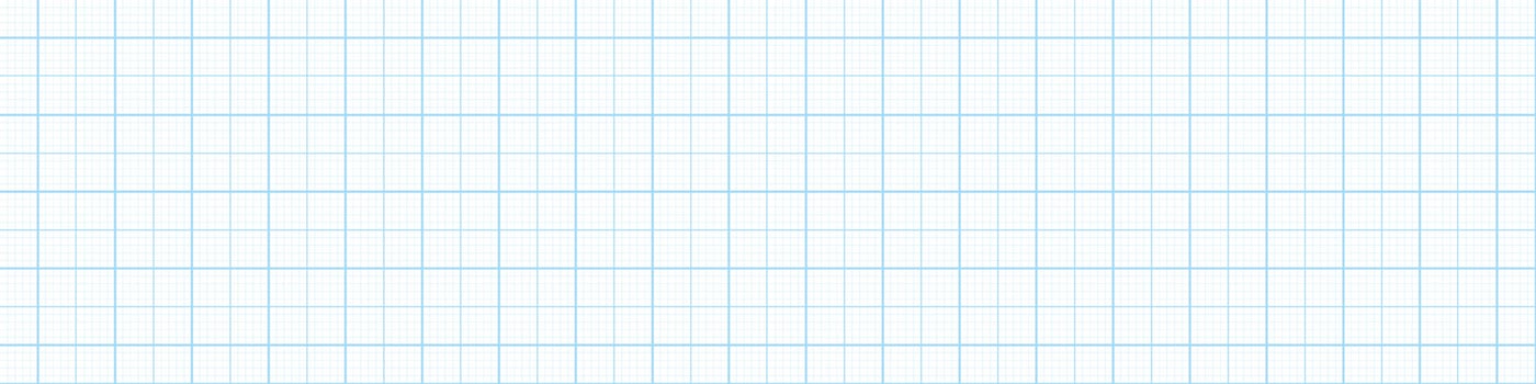 Blue millimeter graph paper grid background. Seamless pattern math paper texture. Desigh for rchitect plan, school project. Vector illustration