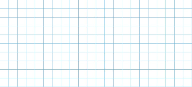 Blue graph paper grid background. Seamless pattern math paper texture. Desigh for rchitect plan, school project. Vector illustration
