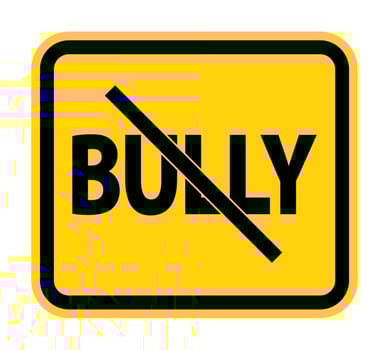 Bullying Sign, No Bully vector