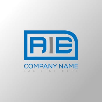 AIE letter logo creative design. AIE unique design. vector