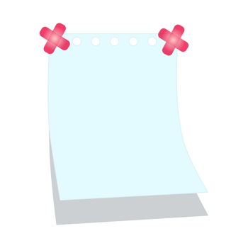 The Flip Note and sticky tape png